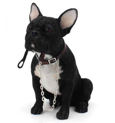 Black french bulldog - bulldog, ornament