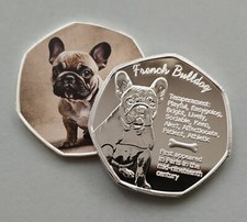 FRENCH BULLDOG Silver Plated