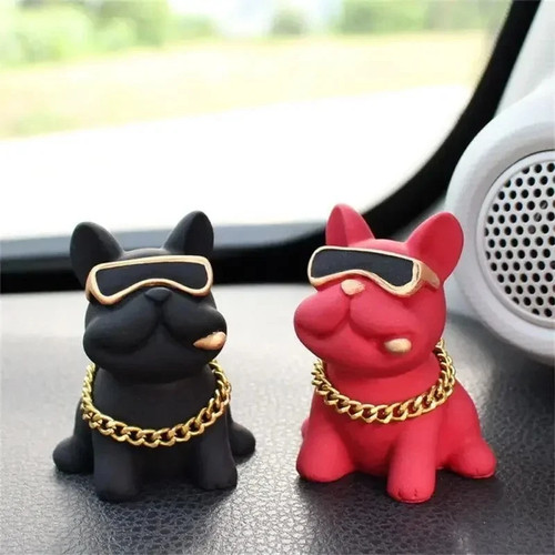 Cute french bulldog car - bulldog,