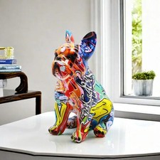 Graffiti French Bulldog Resin