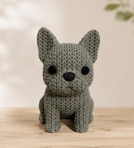 French bulldog grey - french,