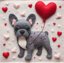 Luxury Grey French Bulldog