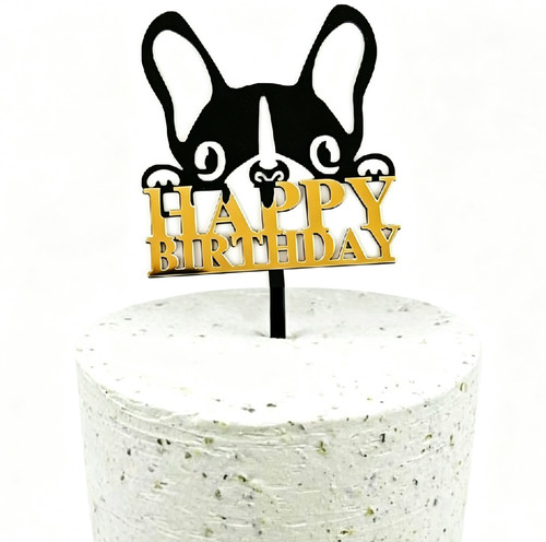 Dog cake topper puppy - dog,