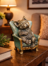 Sleeping French Bulldog in