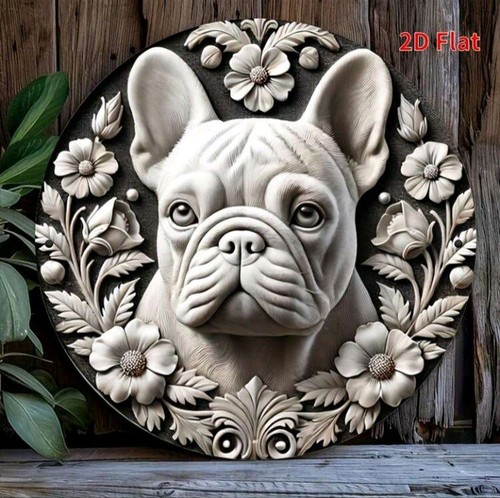 Rustic french bulldog dog - rustic,