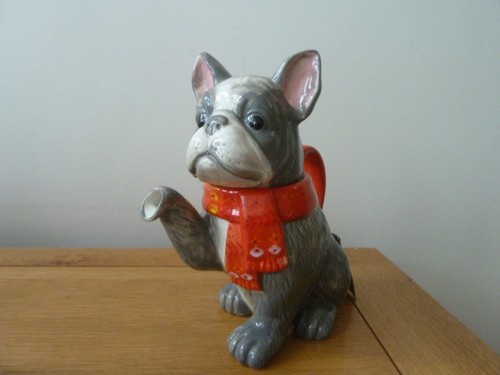Cute french bulldog teapot - cute,